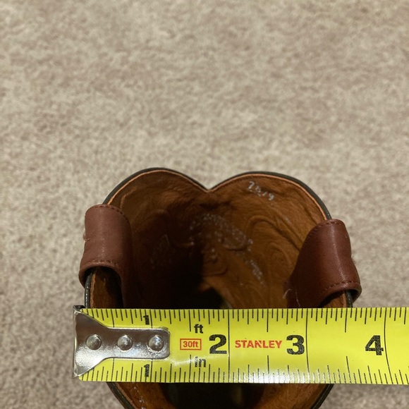 Dan Post Women Cowboy Boots Saddle Leather Rust Size 7M - Picture 8 of 9